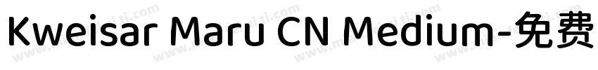 Kweisar Maru CN Medium字体转换